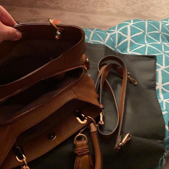 Vince Camuto Leather Satchel - Picture 6 of 6